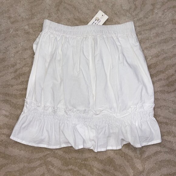 NWT Sim & Sam white ruffle mini skirt size XS - Picture 2 of 7